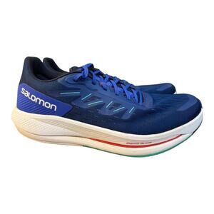 Salomon Spectur Blue Road Running Shoe Men size 12.5